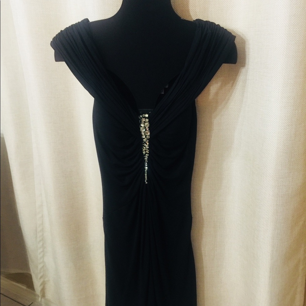 Cocktail black dress. CHETTA B . Size 8